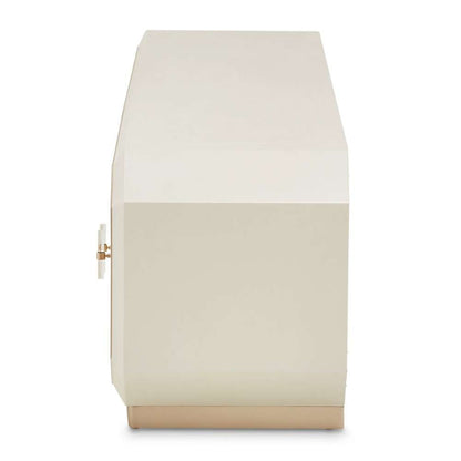AICO by Michael Amini - La Rachelle Media Cabinet - Champagne - 9034081-136 veiw 3