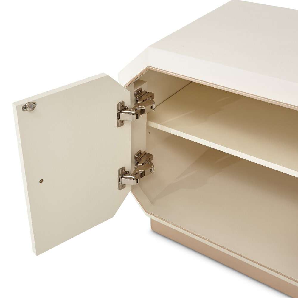 AICO by Michael Amini - La Rachelle Media Cabinet - Champagne - 9034081-136 veiw 4