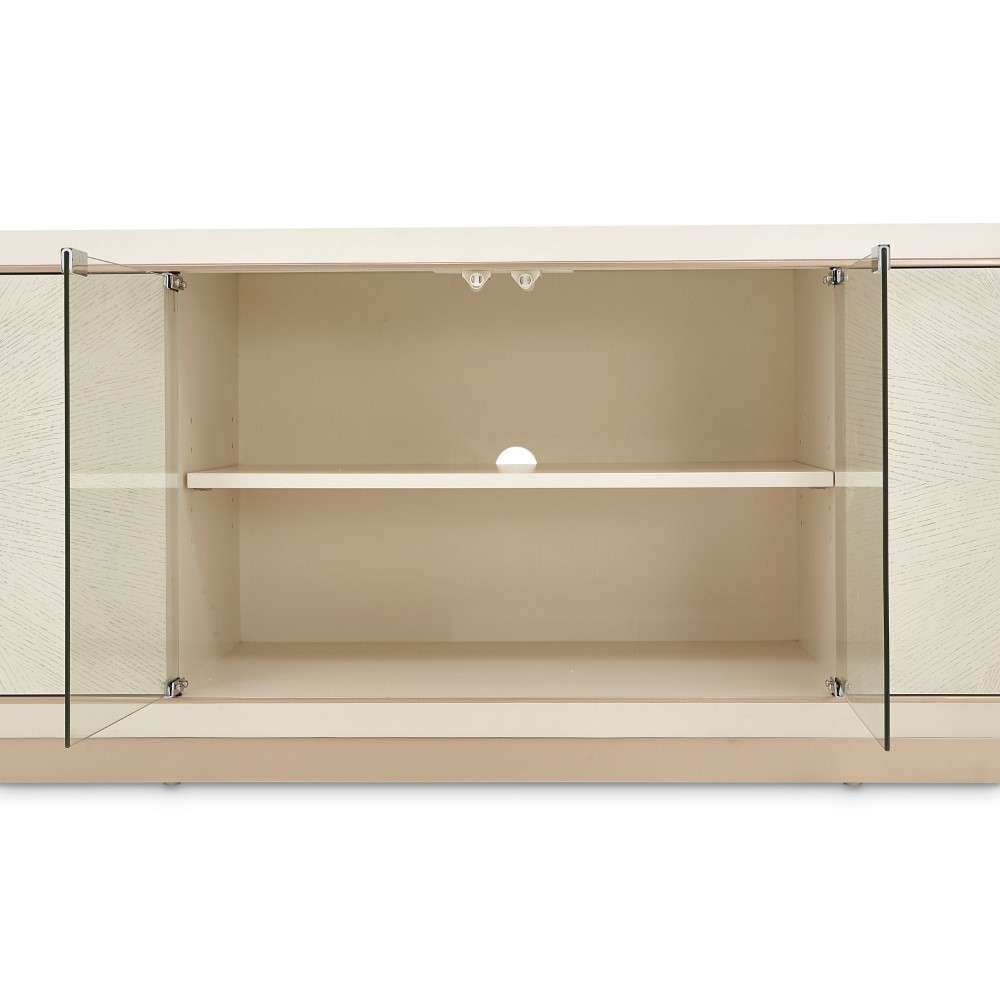 AICO by Michael Amini - La Rachelle Media Cabinet - Champagne - 9034081-136 veiw 6