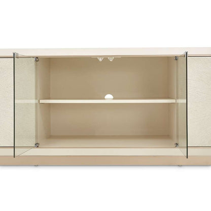 AICO by Michael Amini - La Rachelle Media Cabinet - Champagne - 9034081-136 veiw 6