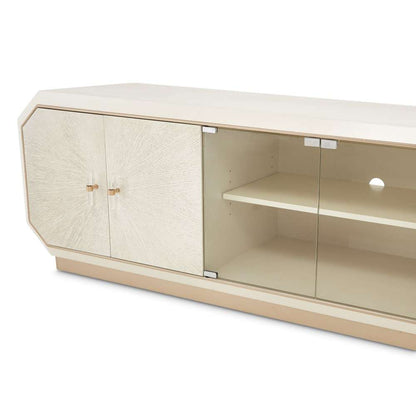 AICO by Michael Amini - La Rachelle Media Cabinet - Champagne - 9034081-136 veiw 8