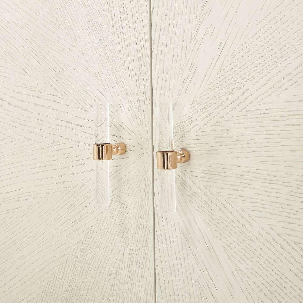 AICO by Michael Amini - La Rachelle Media Cabinet - Champagne - 9034081-136 veiw 9