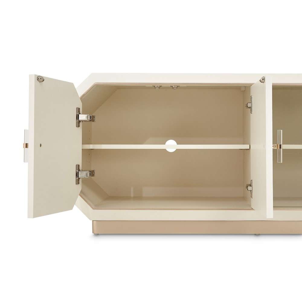 AICO by Michael Amini - La Rachelle Media Cabinet - Champagne - 9034081-136 veiw 10