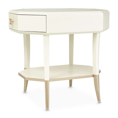 AICO by Michael Amini - La Rachelle Octagonal End Table - Champagne - 9034202-136 veiw 7