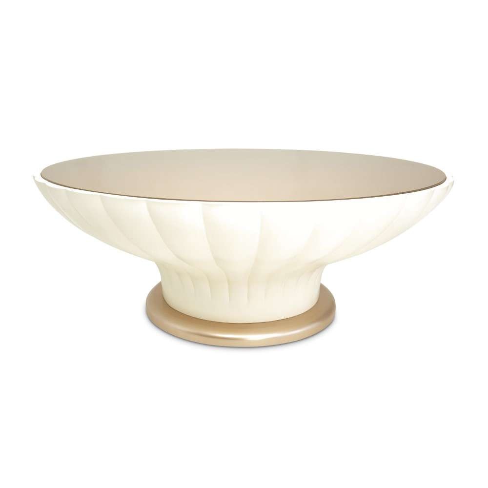 AICO by Michael Amini - La Rachelle Octagonal End Table - Champagne - 9034202-136 veiw 10