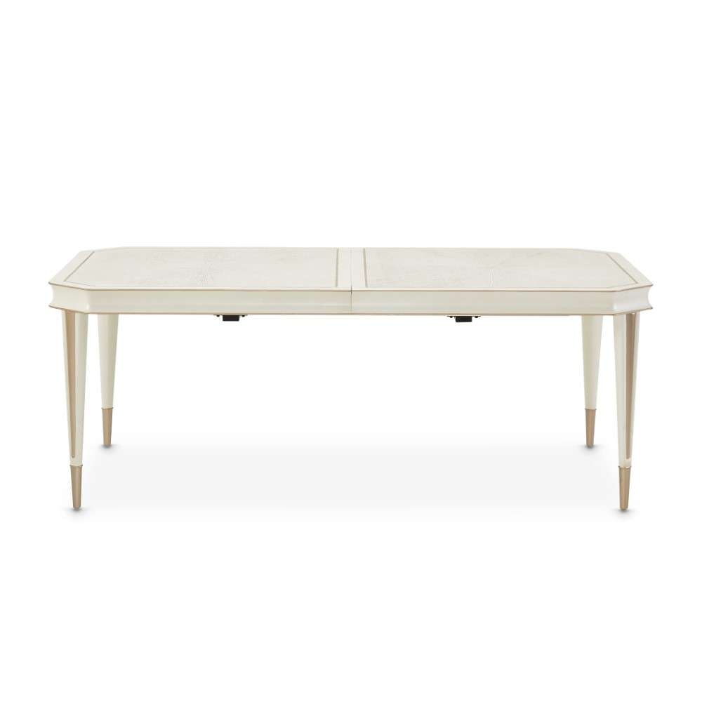 AICO by Michael Amini - La Rachelle Rectangular Dining Table - Champagne - 9034000-136 veiw 9