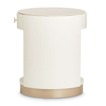 AICO by Michael Amini - La Rachelle Round End Table - Champagne - 9034224-136 veiw 5