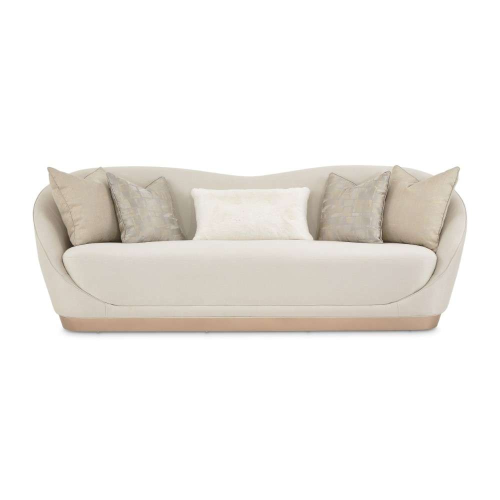 AICO by Michael Amini - La Rachelle Sofa - Icicle/Champagne - 9034815-ICICL-136 veiw 2
