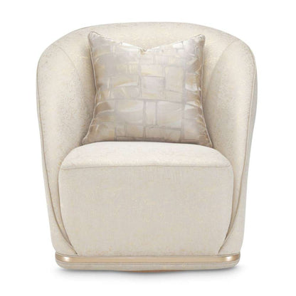 AICO by Michael Amini - La Rachelle Swivel Chair - Gold Rush/Champagne - 9034839-GDRSH-136 veiw 2