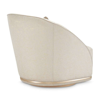 AICO by Michael Amini - La Rachelle Swivel Chair - Gold Rush/Champagne - 9034839-GDRSH-136 veiw 7