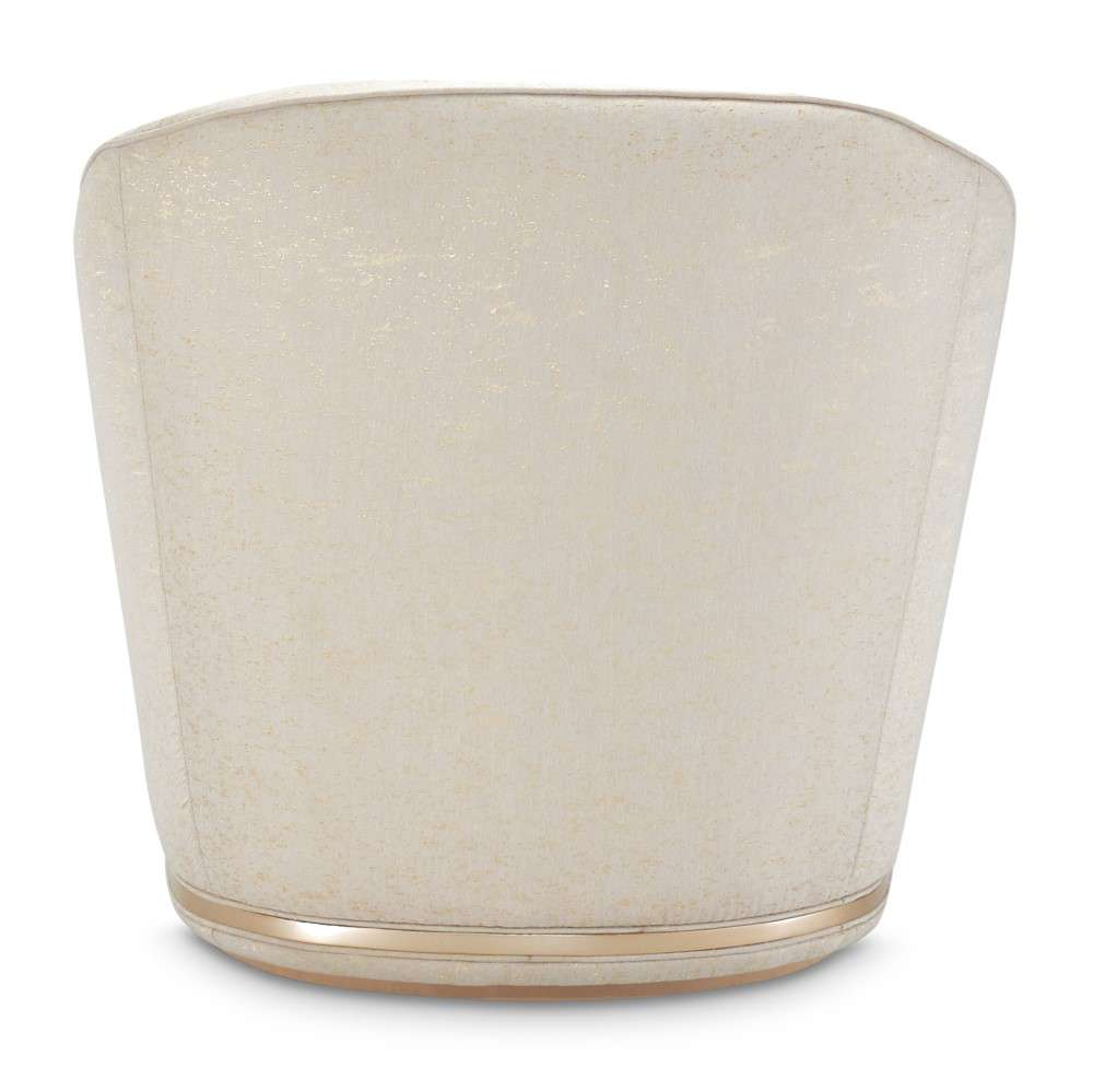 AICO by Michael Amini - La Rachelle Swivel Chair - Gold Rush/Champagne - 9034839-GDRSH-136 veiw 8