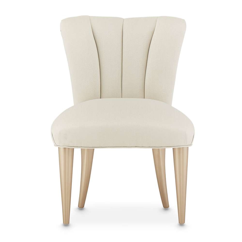 AICO by Michael Amini - La Rachelle Vanity Chair - Icicle/Champagne - 9034244-136 veiw 1