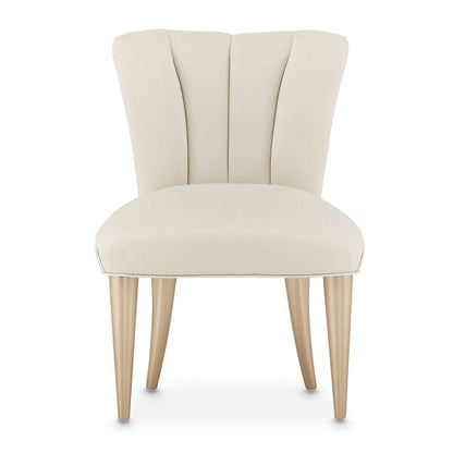 AICO by Michael Amini - La Rachelle Vanity Chair - Icicle/Champagne - 9034244-136 veiw 1
