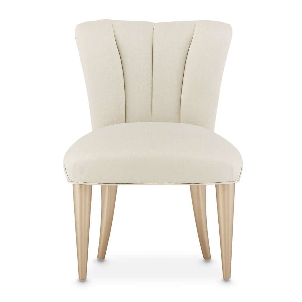 AICO by Michael Amini - La Rachelle Vanity Chair - Icicle/Champagne - 9034244-136 veiw 2