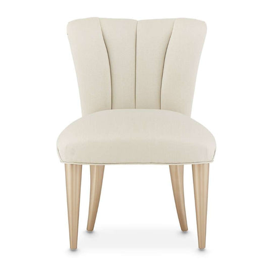 AICO by Michael Amini - La Rachelle Vanity Chair - Icicle/Champagne - 9034244-136 veiw 2