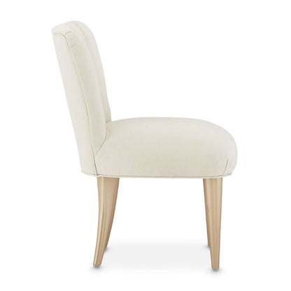 AICO by Michael Amini - La Rachelle Vanity Chair - Icicle/Champagne - 9034244-136 veiw 3