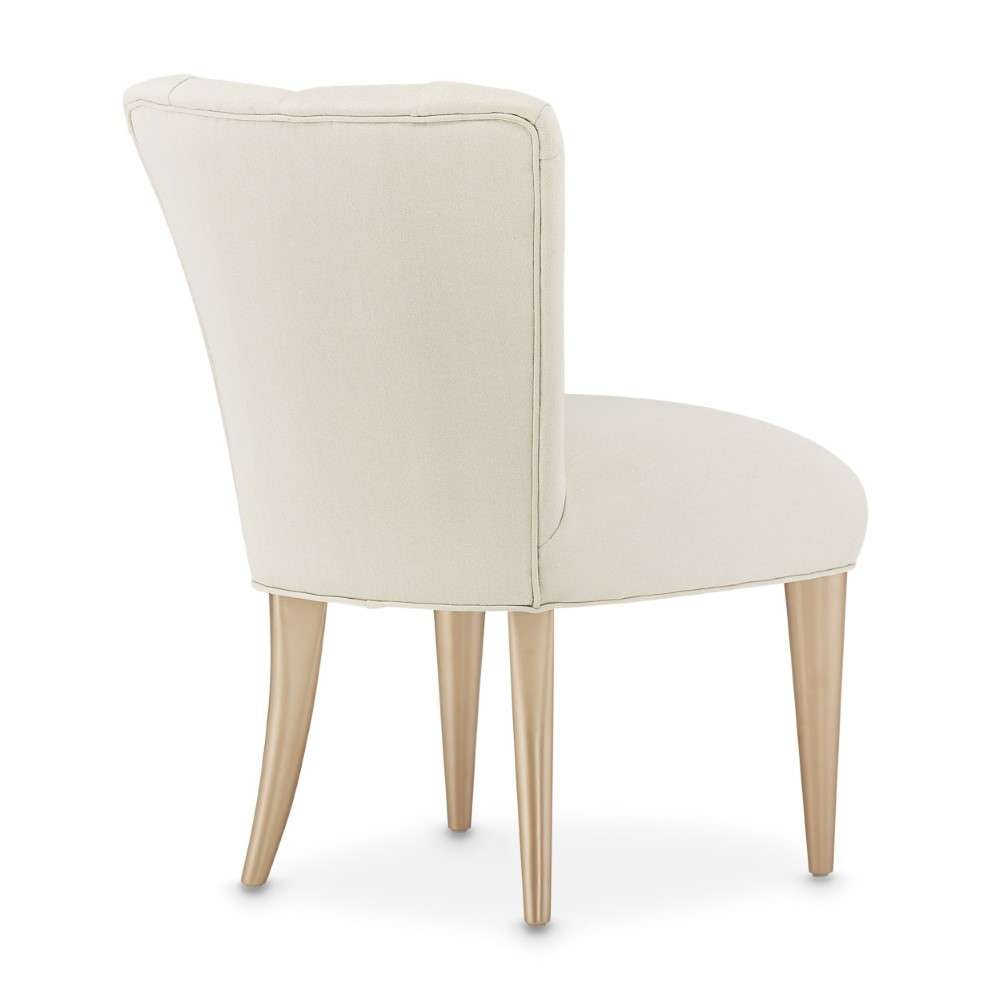 AICO by Michael Amini - La Rachelle Vanity Chair - Icicle/Champagne - 9034244-136 veiw 4