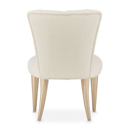 AICO by Michael Amini - La Rachelle Vanity Chair - Icicle/Champagne - 9034244-136 veiw 5
