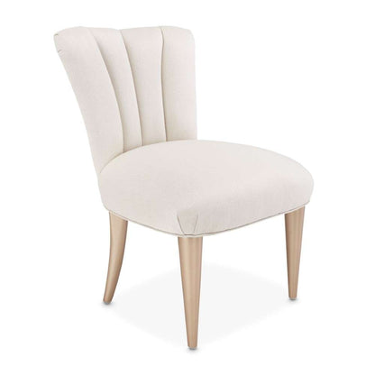 AICO by Michael Amini - La Rachelle Vanity Chair - Icicle/Champagne - 9034244-136 veiw 6