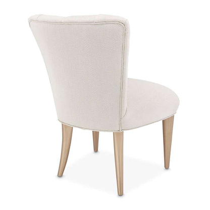 AICO by Michael Amini - La Rachelle Vanity Chair - Icicle/Champagne - 9034244-136 veiw 7