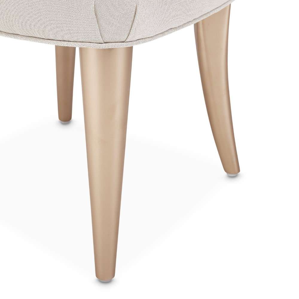 AICO by Michael Amini - La Rachelle Vanity Chair - Icicle/Champagne - 9034244-136 veiw 8