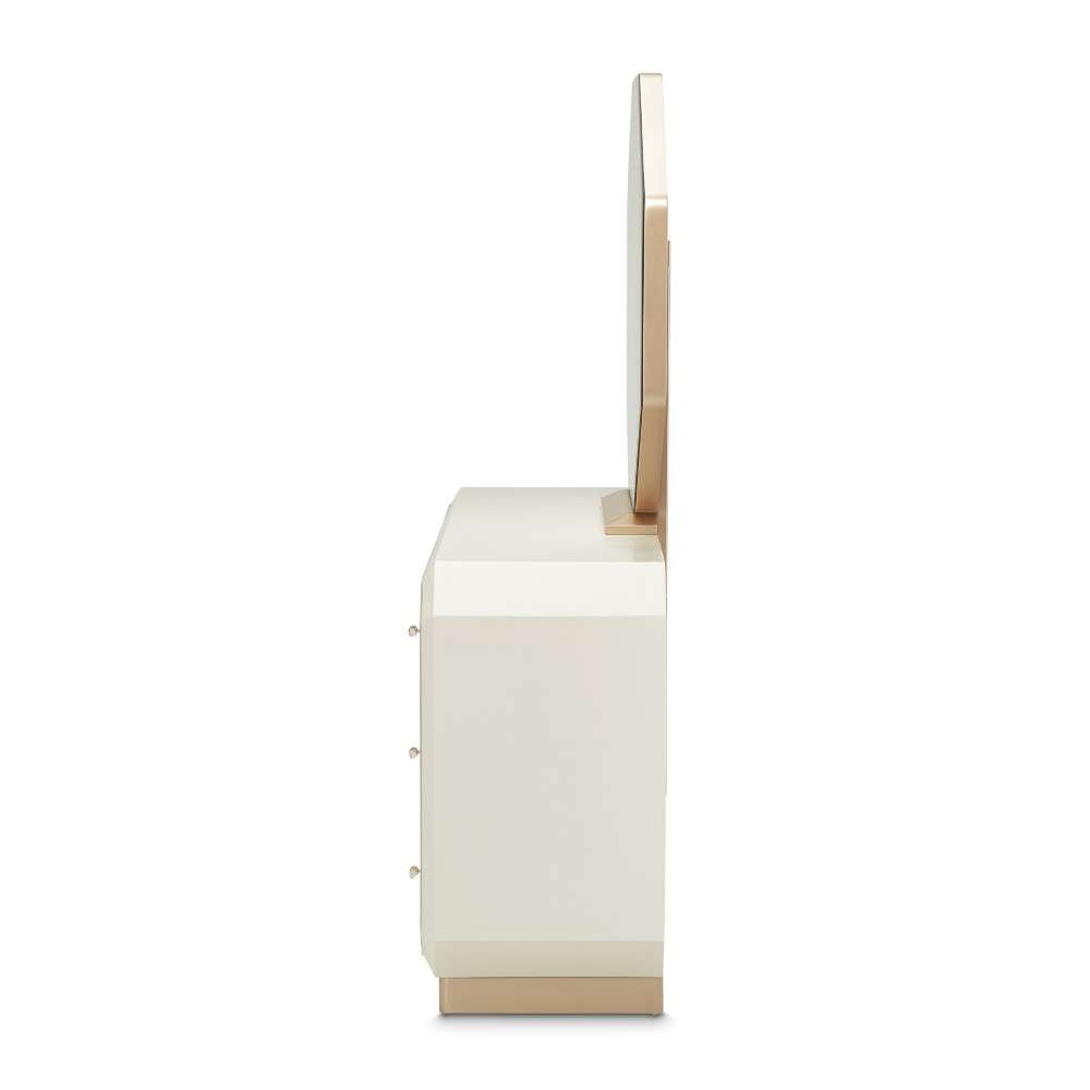 AICO by Michael Amini - La Rachelle Vanity Chair - Icicle/Champagne - 9034244-136 veiw 10