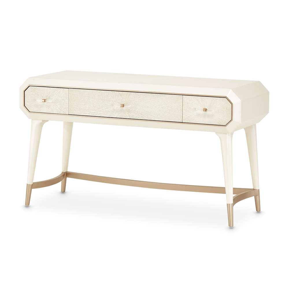 AICO by Michael Amini - La Rachelle Vanity Desk - Champagne - 9034058-136 veiw 1