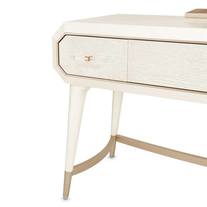 AICO by Michael Amini - La Rachelle Vanity Desk - Champagne - 9034058-136 veiw 3