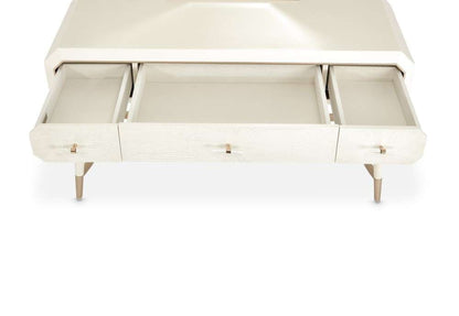 AICO by Michael Amini - La Rachelle Vanity Desk - Champagne - 9034058-136 veiw 9