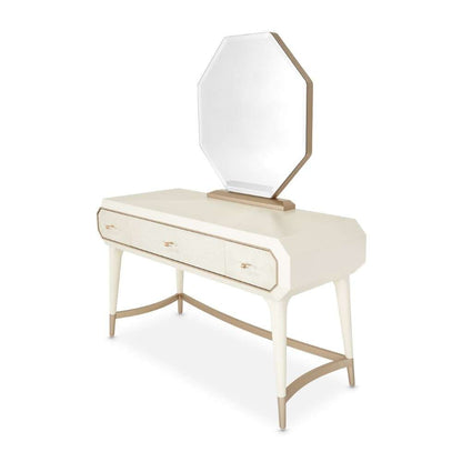 AICO by Michael Amini - La Rachelle Vanity Mirror - Champagne - 9034068-136 veiw 6