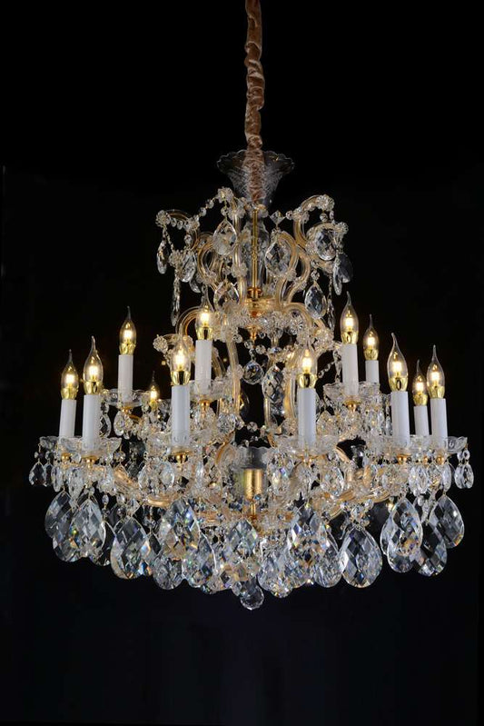 AICO by Michael Amini - La Scala 19 Light Chandelier - LT-CH914-19CLR veiw 1
