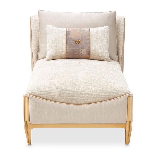 AICO by Michael Amini - La Terrazza Chaise - Cappuccino/Light Champagne - 9092841-CPCNO-124 veiw 1