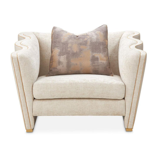 AICO by Michael Amini - La Terrazza Matching Chair - Cappuccino/Light Champagne - 9092835-CPCNO-124 veiw 1