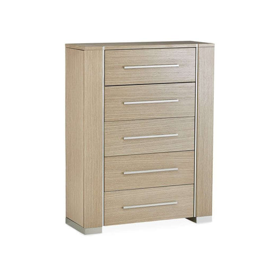 AICO by Michael Amini - Laguna Ridge - 5 Drawer Chest - Washed Oak - 9083070-129 veiw 2
