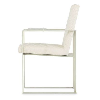AICO by Michael Amini - Laguna Ridge - Arm Chair - Brushed Silver - 9083004-814 veiw 6
