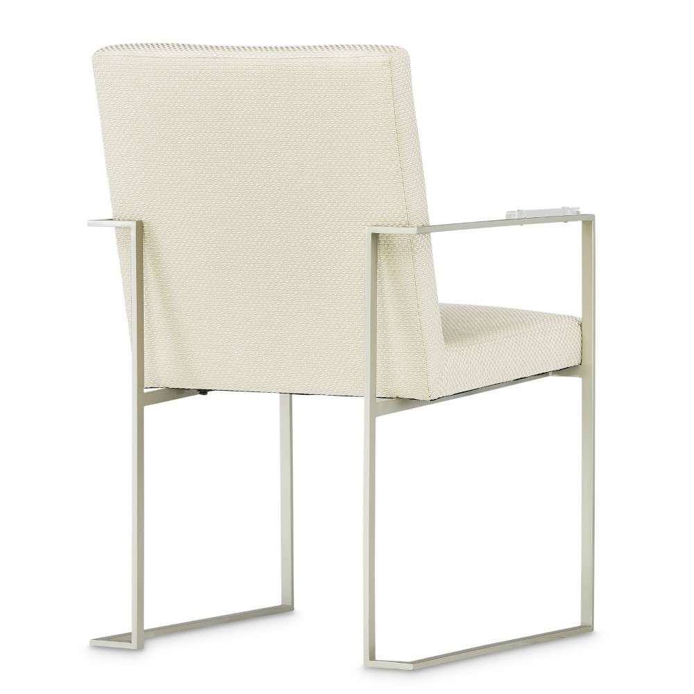 AICO by Michael Amini - Laguna Ridge - Arm Chair - Brushed Silver - 9083004-814 veiw 7