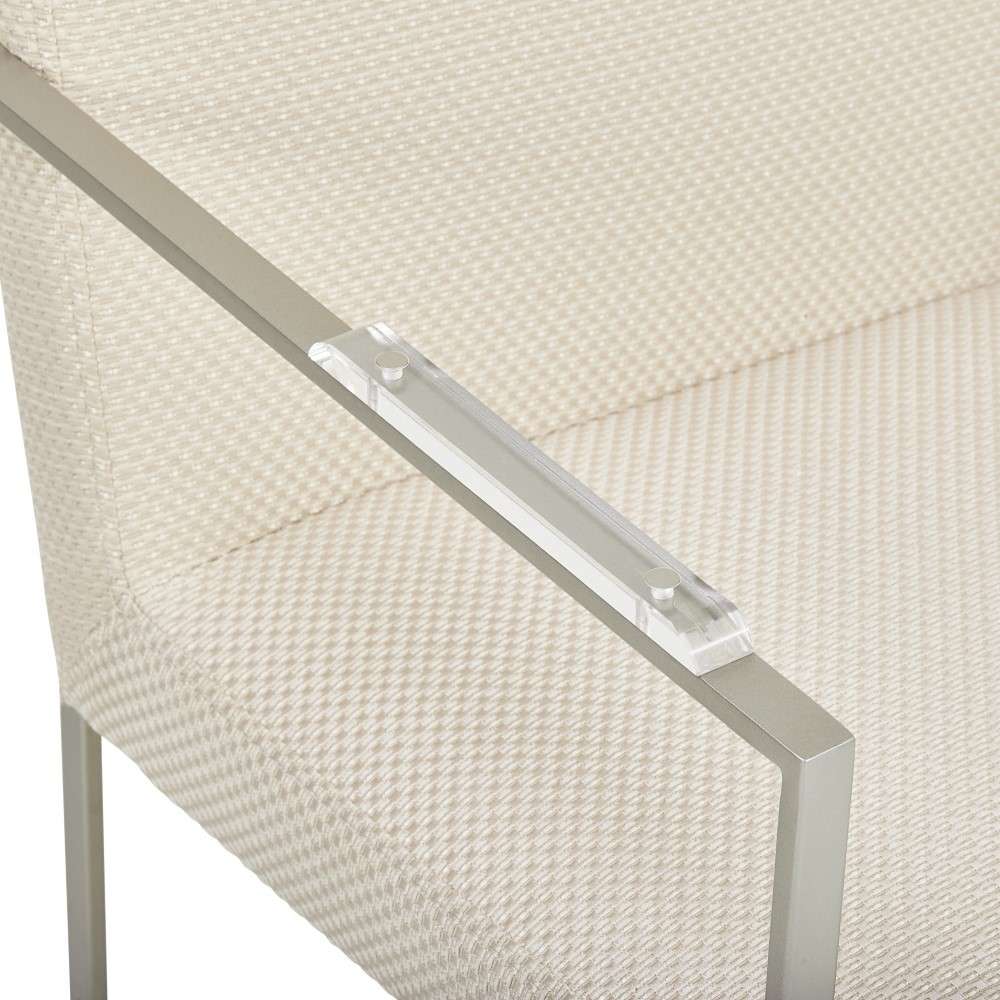 AICO by Michael Amini - Laguna Ridge - Arm Chair - Brushed Silver - 9083004-814 veiw 8