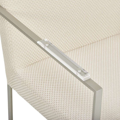 AICO by Michael Amini - Laguna Ridge - Arm Chair - Brushed Silver - 9083004-814 veiw 8
