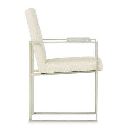 AICO by Michael Amini - Laguna Ridge - Arm Chair - Brushed Silver - 9083004-814 veiw 10