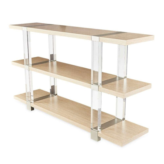 AICO by Michael Amini - Laguna Ridge - Console Table - Washed Oak - 9083223-129 veiw 1