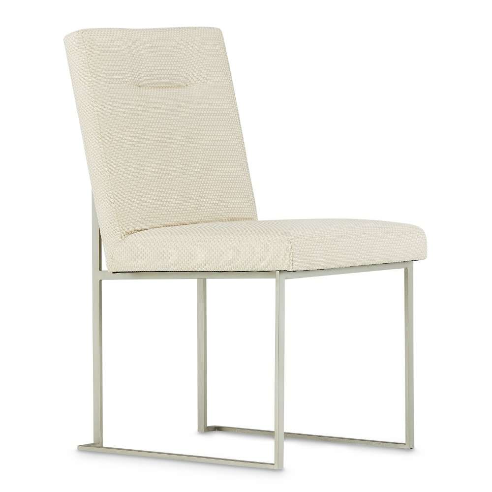 AICO by Michael Amini - Laguna Ridge - Side Chair - Brushed Silver - 9083003-814 veiw 4