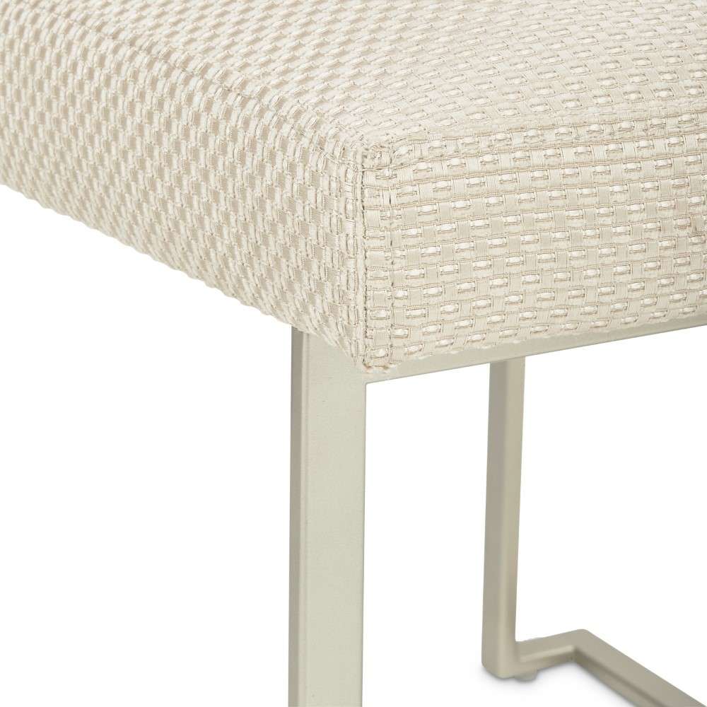 AICO by Michael Amini - Laguna Ridge - Side Chair - Brushed Silver - 9083003-814 veiw 5