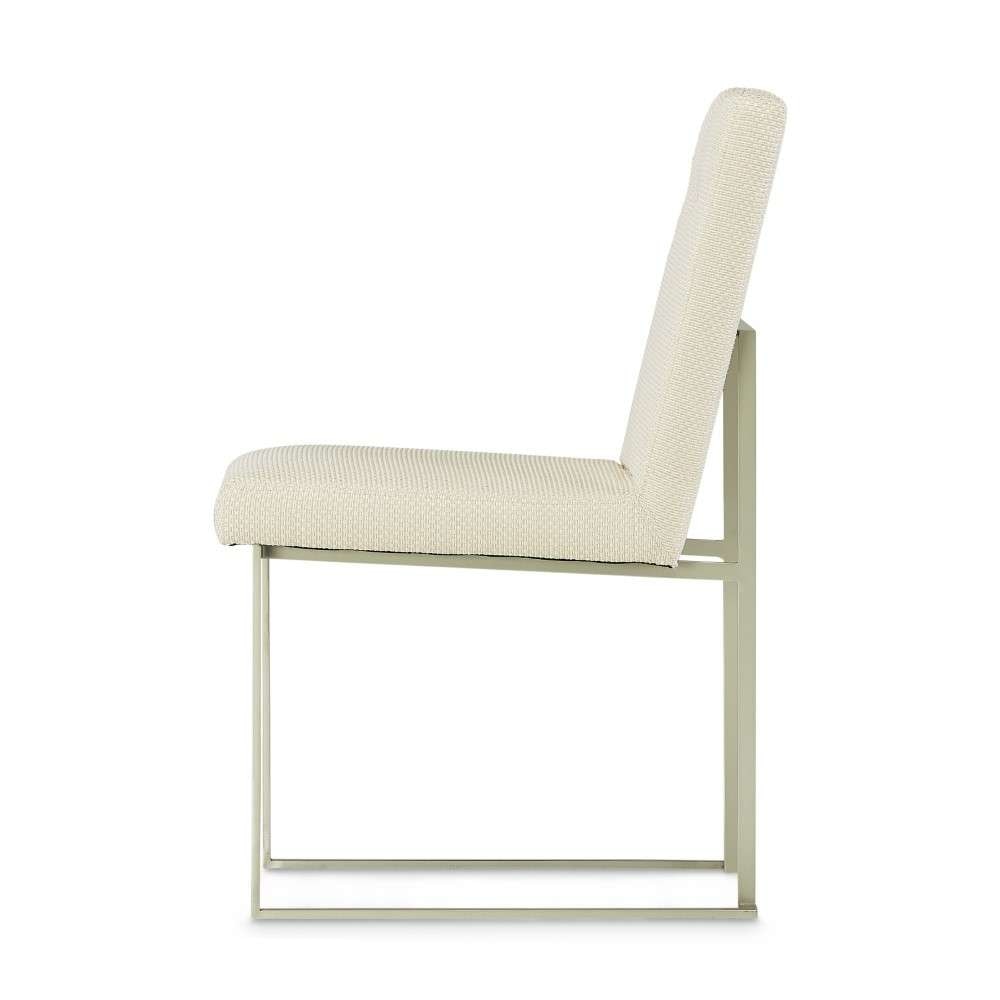 AICO by Michael Amini - Laguna Ridge - Side Chair - Brushed Silver - 9083003-814 veiw 11