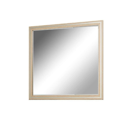AICO by Michael Amini - Laguna Ridge - Wall Mirror - Washed Oak - 9083260-129 veiw 1