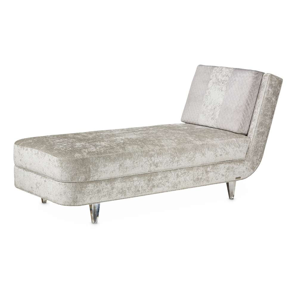 AICO by Michael Amini - Lanna Armless Chaise - Storm/Silver Mist - NLRU-LANA841-STM-823 veiw 1