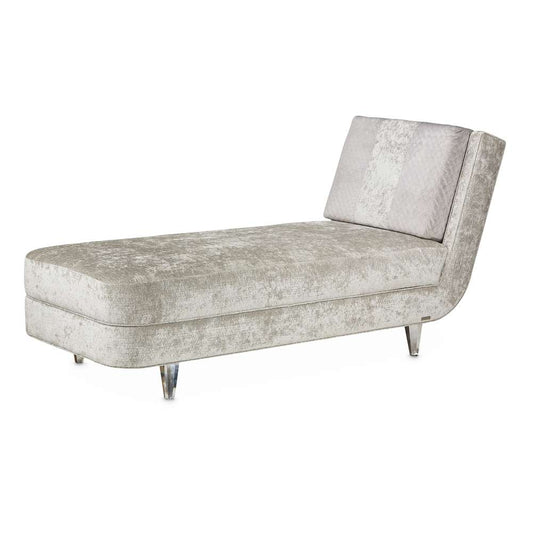 AICO by Michael Amini - Lanna Armless Chaise - Storm/Silver Mist - NLRU-LANA841-STM-823 veiw 1