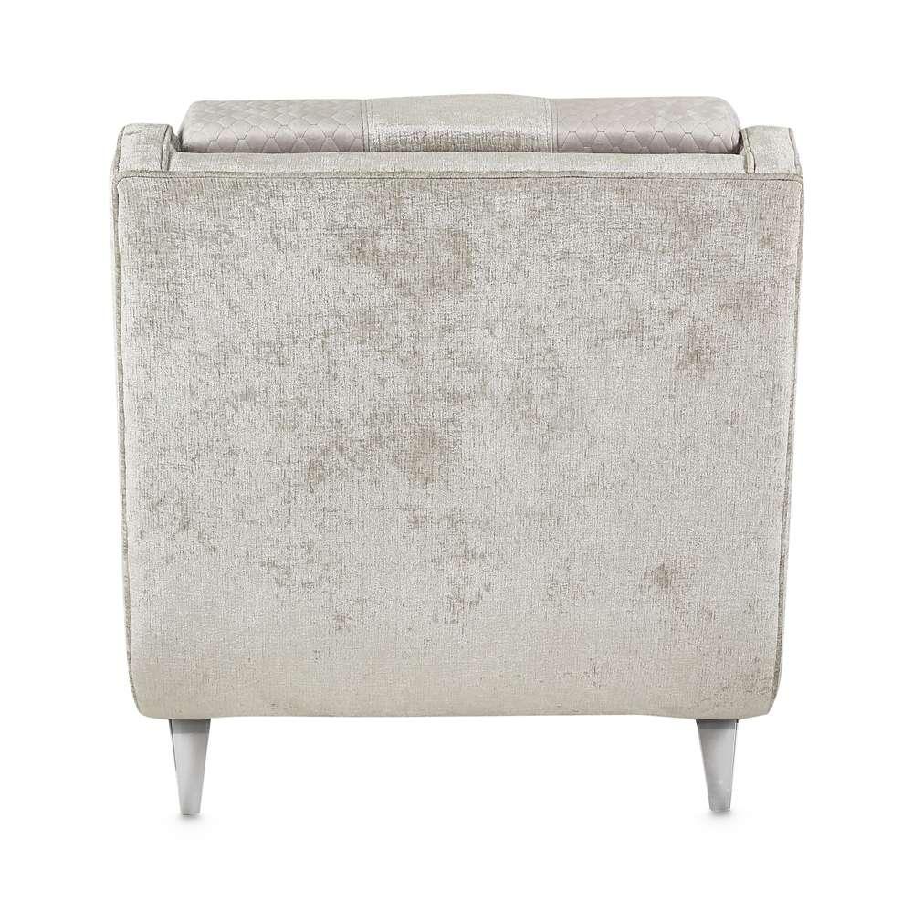 AICO by Michael Amini - Lanna Armless Chaise - Storm/Silver Mist - NLRU-LANA841-STM-823 veiw 2