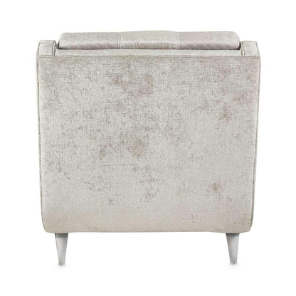 AICO by Michael Amini - Lanna Armless Chaise - Storm/Silver Mist - NLRU-LANA841-STM-823 veiw 2