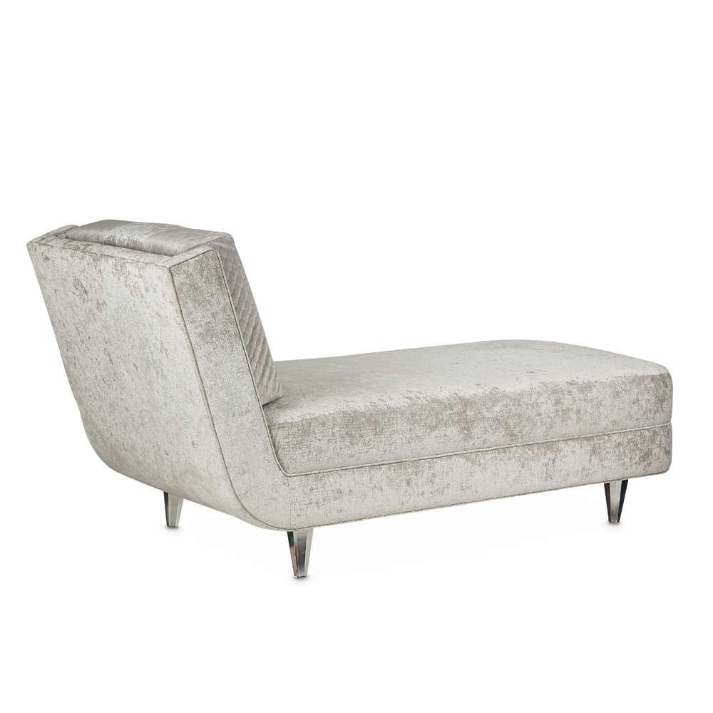 AICO by Michael Amini - Lanna Armless Chaise - Storm/Silver Mist - NLRU-LANA841-STM-823 veiw 3