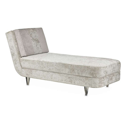 AICO by Michael Amini - Lanna Armless Chaise - Storm/Silver Mist - NLRU-LANA841-STM-823 veiw 4
